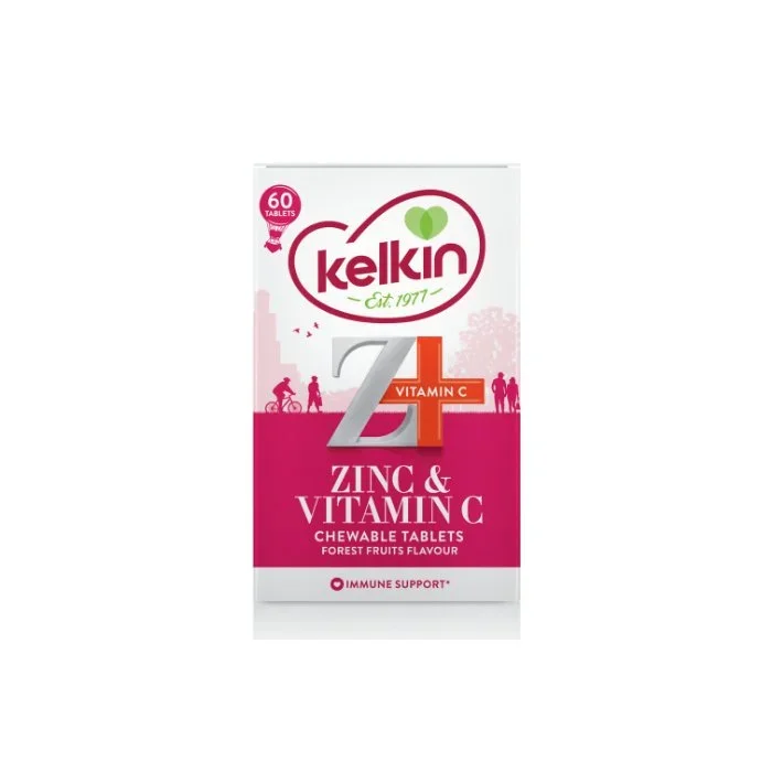 Kelkin Zinc & Vitamin C Chewable – 60 Pack