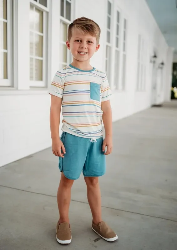 Kid’s Coastal Stripe Set