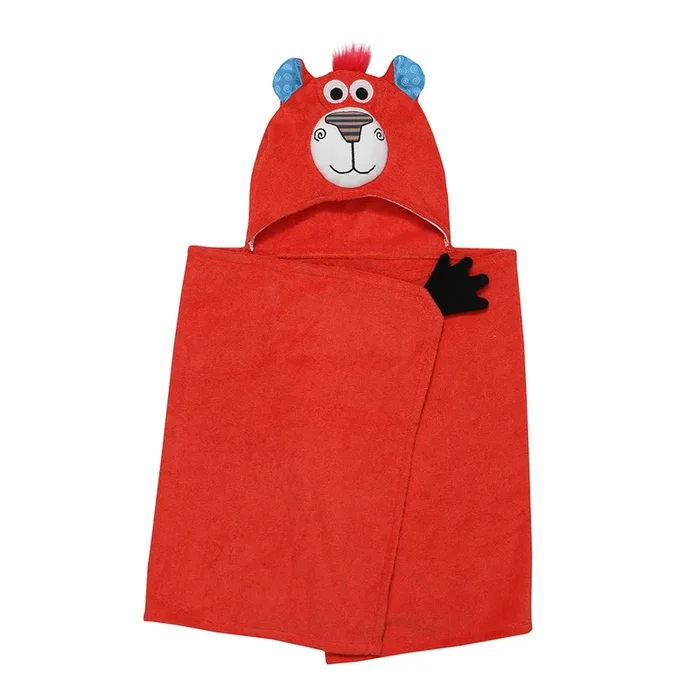 Kids Plush Terry Hooded Bath Towel – Bosley The Bear