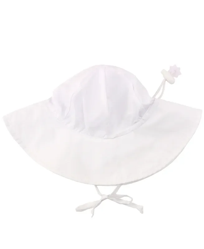 Kids White Sun Protective Hat