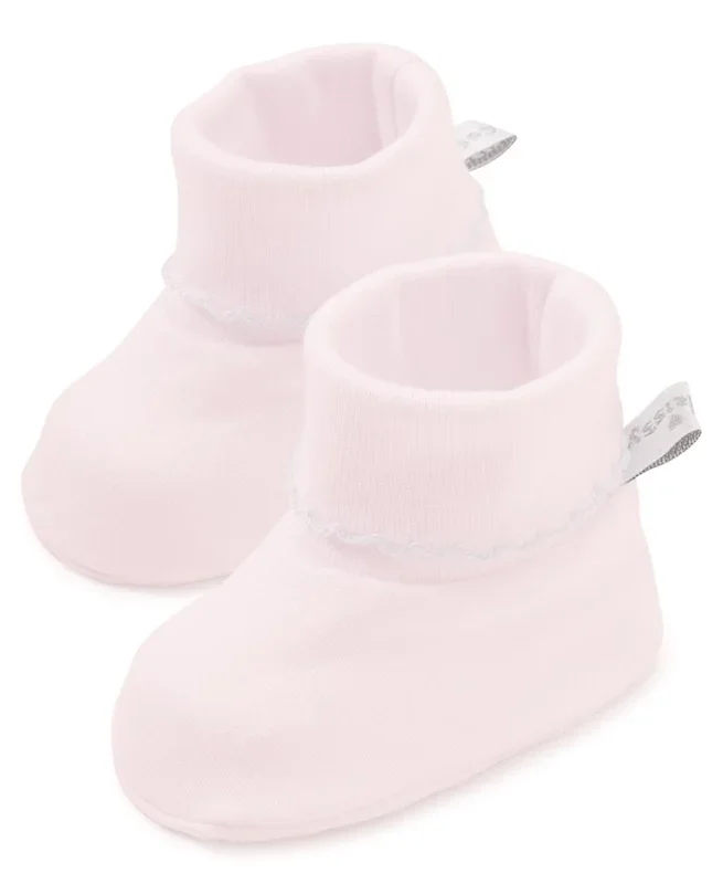 Kissy Kissy Basics Bootie in Pink/White