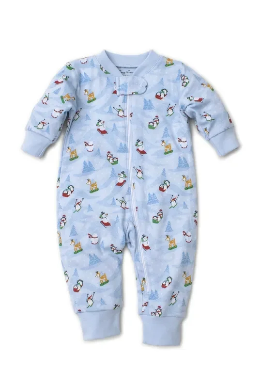 Kissy Kissy Frost Friends Blue Zip Pajamas