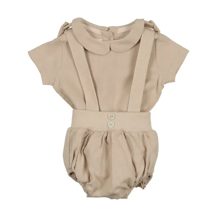 Knit-and-linen Ensemble