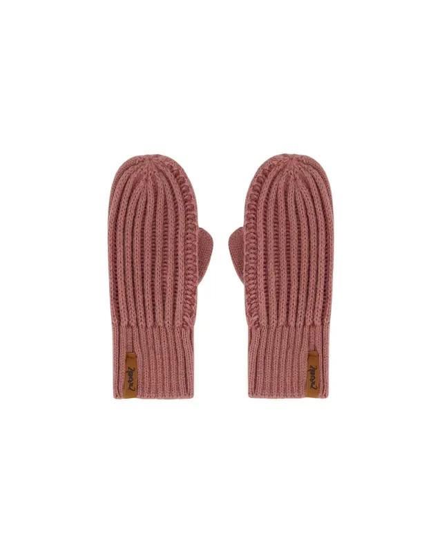 Knit Mittens Ancient Rose