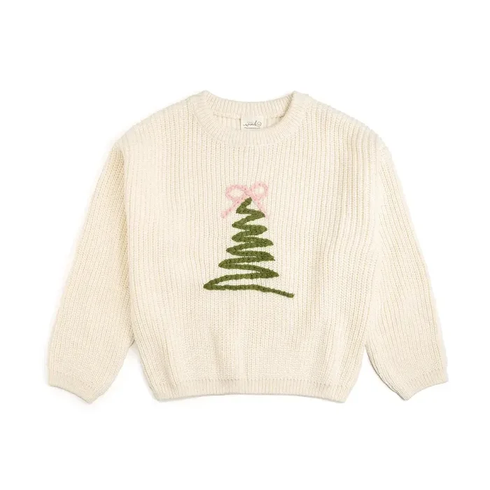 Knit Sweater | Coquette Christmas Tree