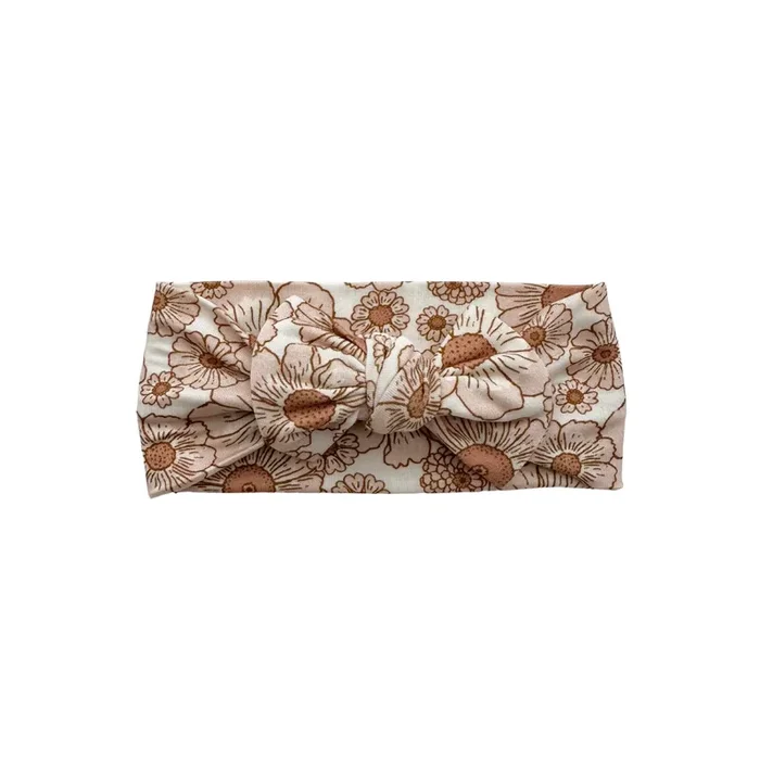 Knotted Headband – Flower Garden