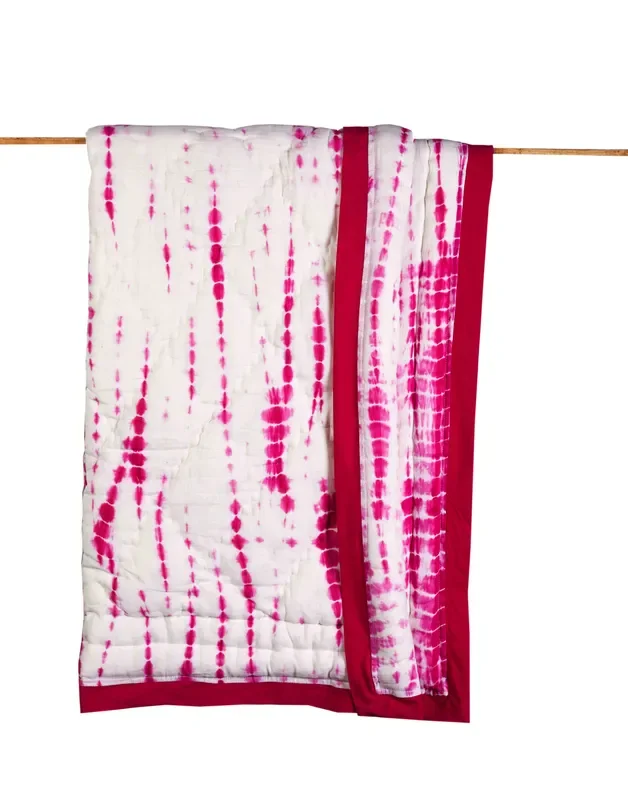 Kyoto Pink Cotton Quilt