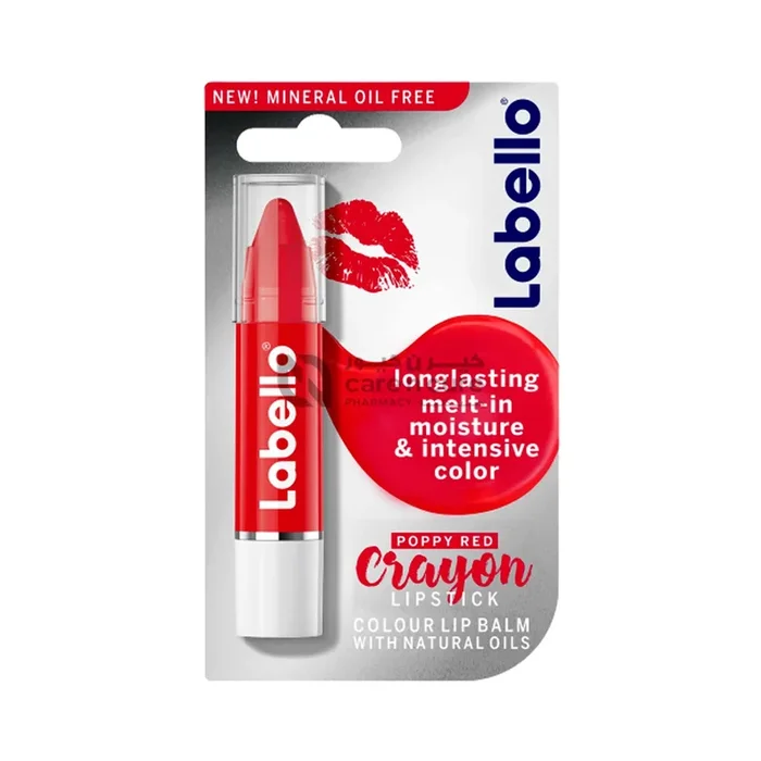 Labello Crayon Poppy Red Lip Balm 3 gm