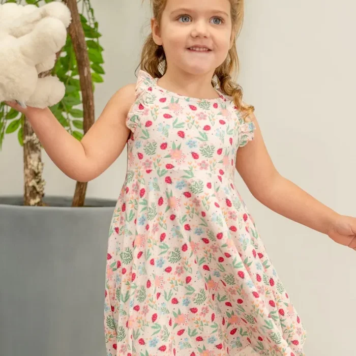 Ladybug Flower Garden Emma’s Racerback Dress