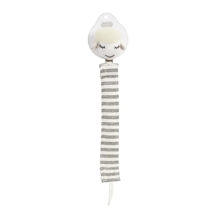 Lamb Knit Pacifier Clip