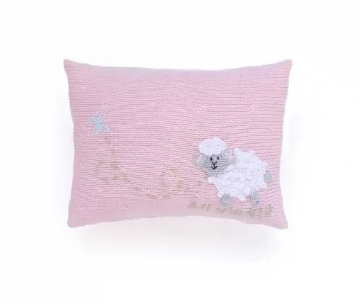 Lamb Mini Pillow, Pink