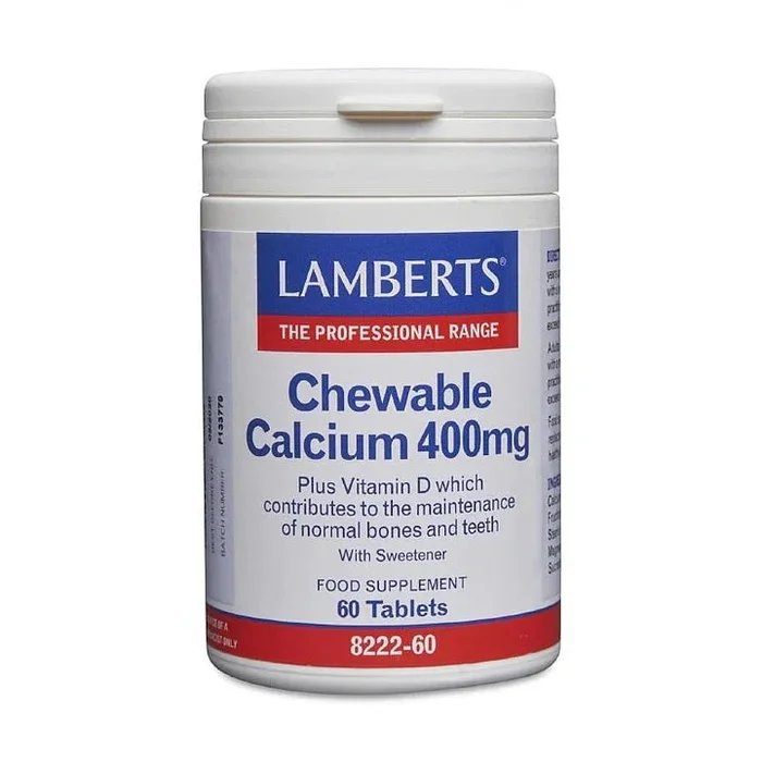 Lamberts Chewable Calcium 400mg Tablets 60’s
