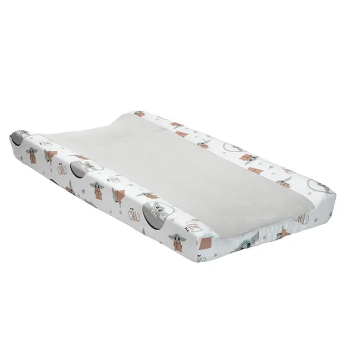 Lambs & Ivy Star Wars Mandalorian The Child Baby Yoda Changing Pad Cover