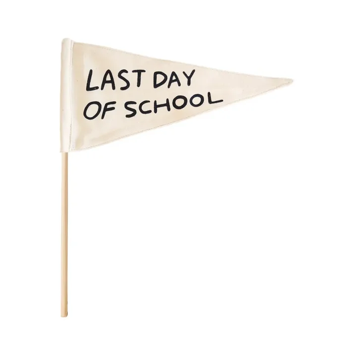 Last Day Of School Pennant