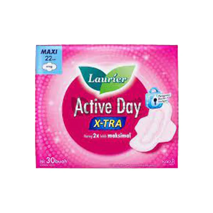 Laurier Active Day X-Tra 30 Pieces 22 cm Wing