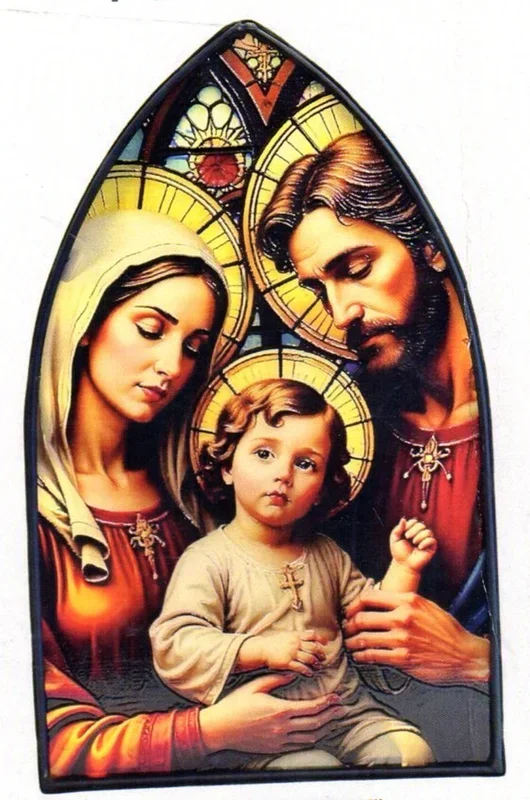 Led Light Arch Metal – Holy Family 210x130mm