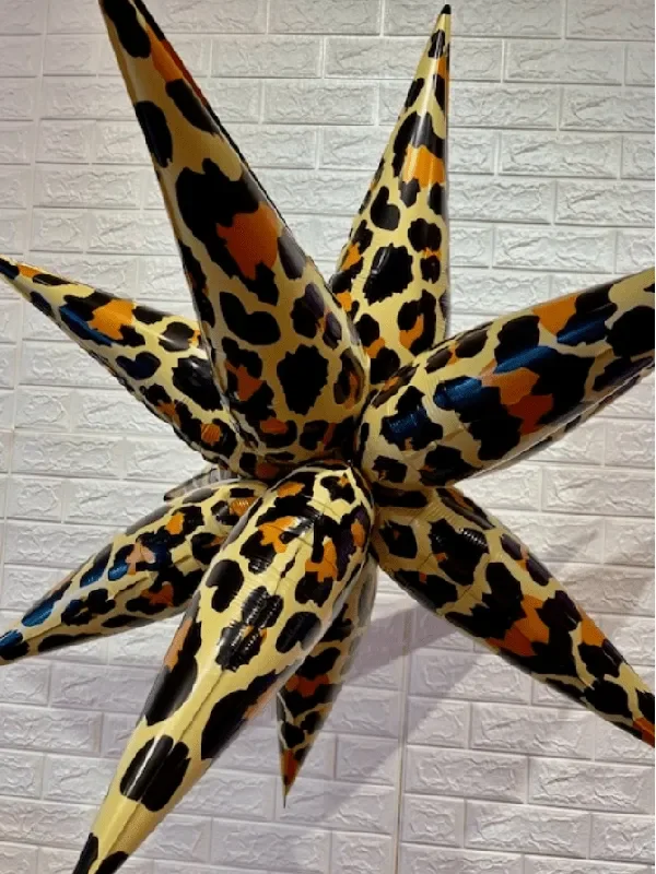 Leopard Print Starburst Cluster Balloon – 40 “