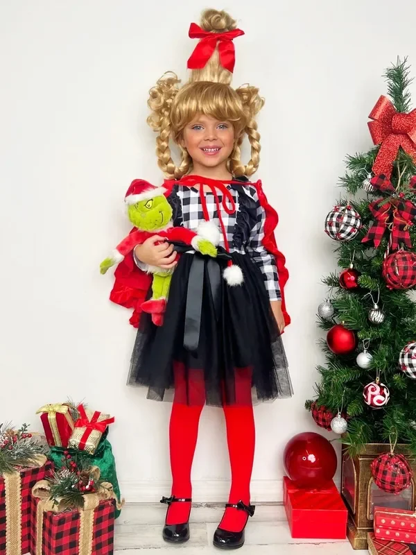 Let’s Keep It Simple Plaid Tutu Dress