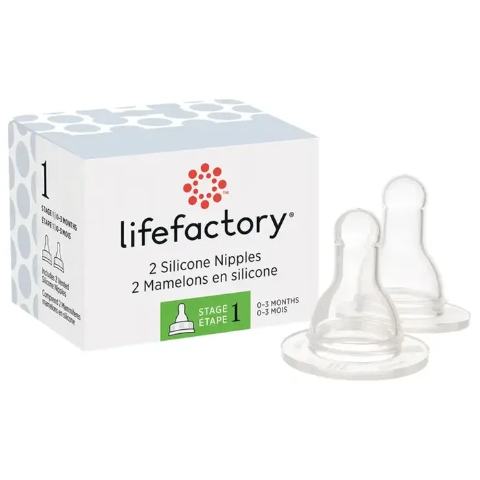 Lifefactory Bottle Nipples – 2 Pack