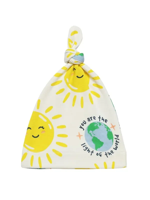 Light Of The World Knotted Hat Cotton