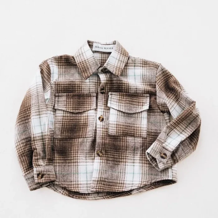 Lightweight Brown Flannel – Child