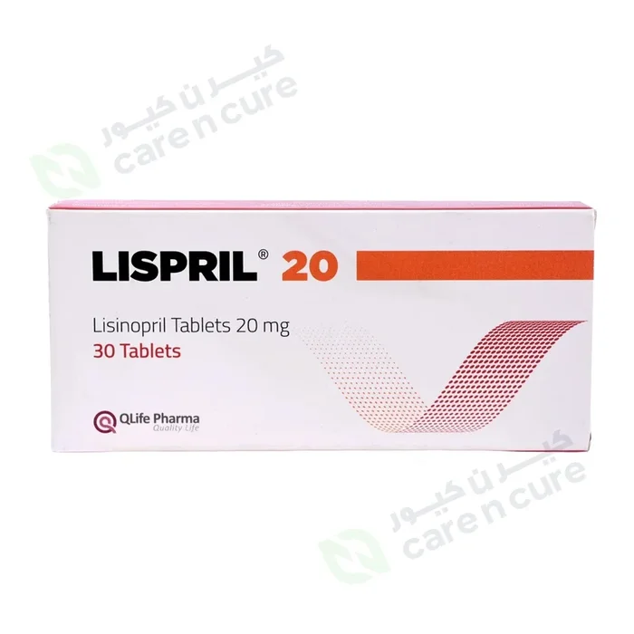 Lispril 20mg Tablets 30 Pieces
