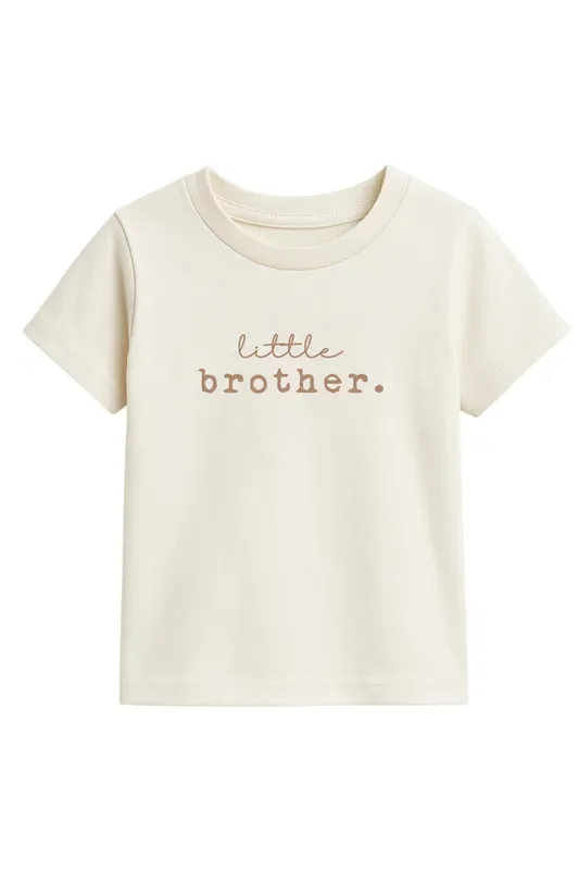 Little Brother Clay Organic Cotton Short Sleeve Toddler T-shirt