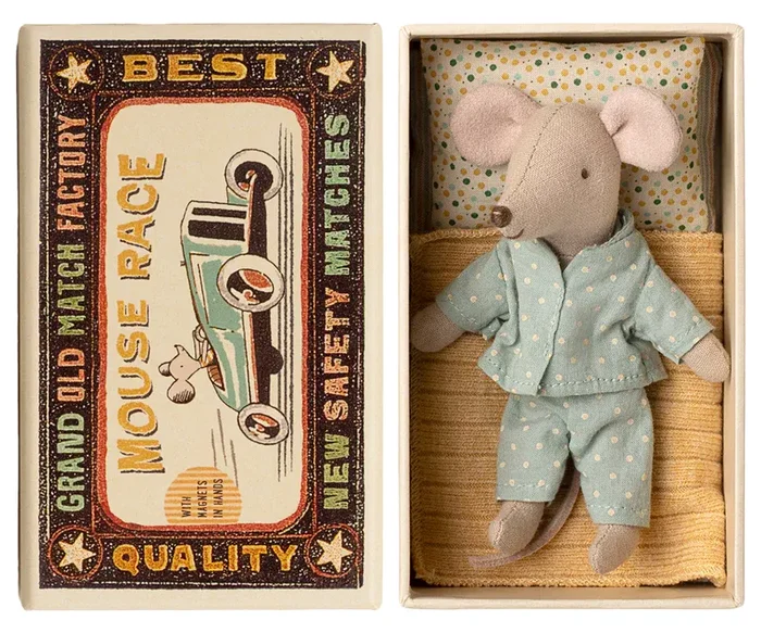 Little Brother Mouse in Matchbox