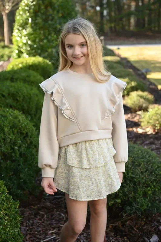 Livvy Sweatshirt – Beige