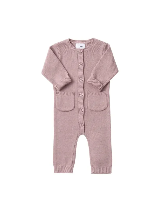 Long Sleeve Ribbed Jumpsuit – Chunky