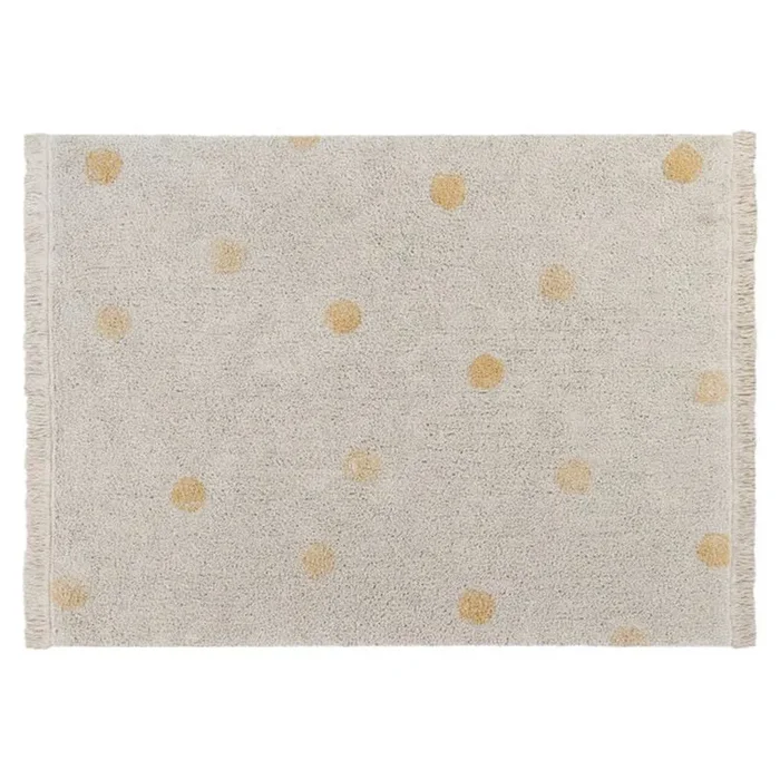 Lorena Canals Washable Rug Hippy Dots Natural – Honey