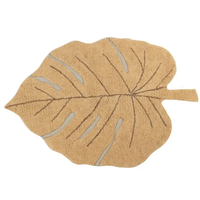 Lorena Canals Washable Rug Monstera Honey