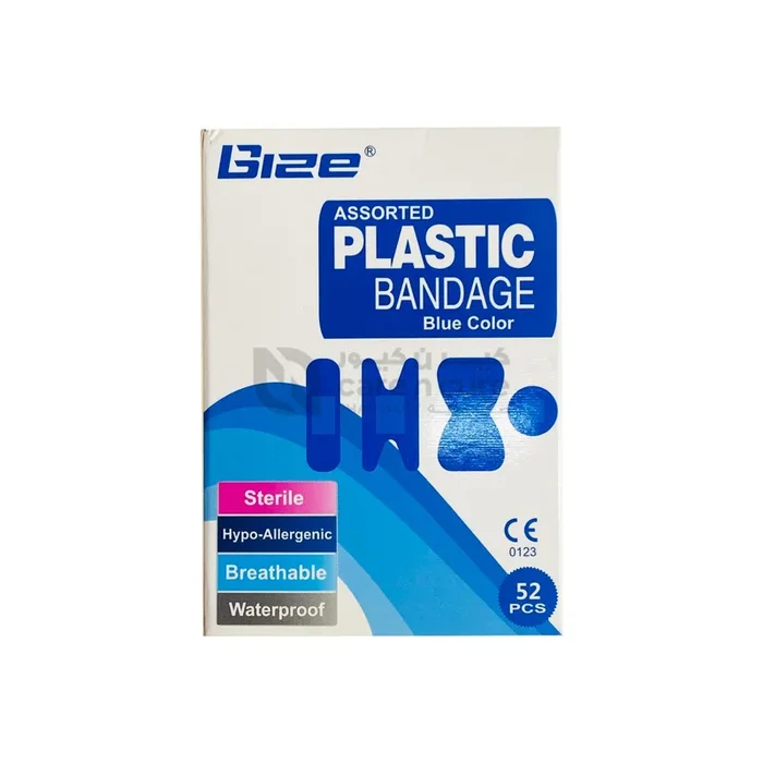 Lrd Wound Plaster Assrt (Blue) 52 Pieces