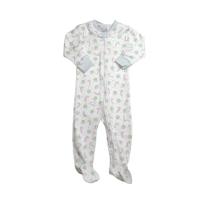 Lullaby Set Blue Christmas Night Night Footie