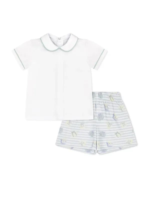 Lullaby Set Sibley Short Set Legacy White, Memorable Moments, Buttercream Yellow