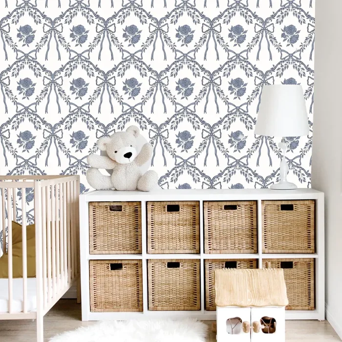Lysa Wallpaper By Painted Hawk Design