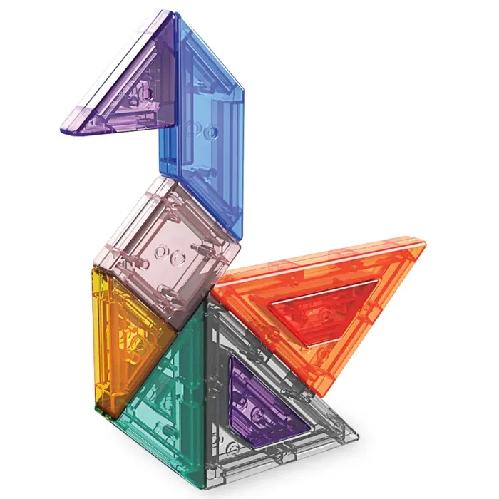 Magnetic 9-piece Tangram Puzzle Challenge