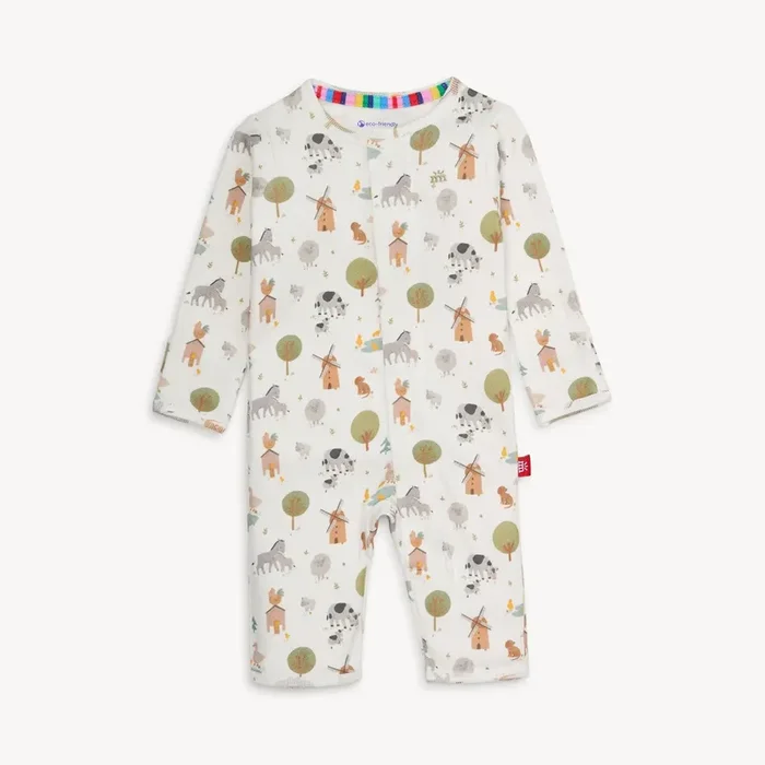 Magnetic Me- Funny Farm Cotton Magnetic Coverall