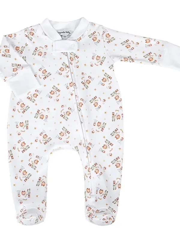 Magnolia Baby | Zipper Footie | A Child Is Born