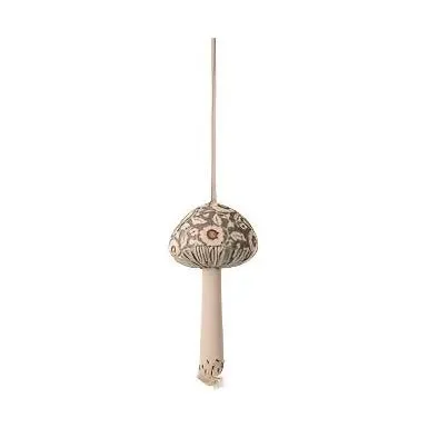 Maileg Mushroom Ornament – Winter Flower Green