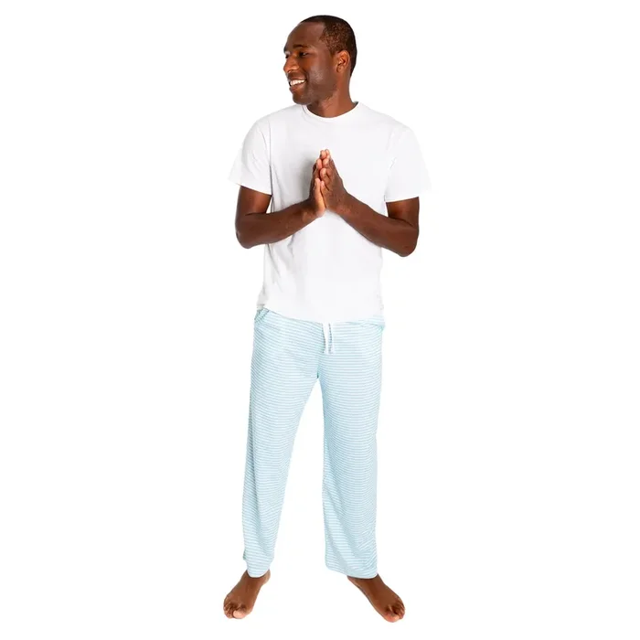 Men’s Sky Blue Jersey Pj Pants