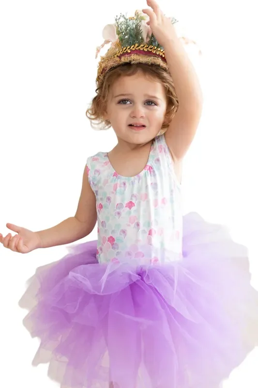 Mermaid Scales Tank Tutu Leotard