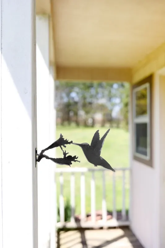 Metal Bird Statue – Hummingbird