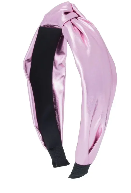 Metallic Headband | Light Pink