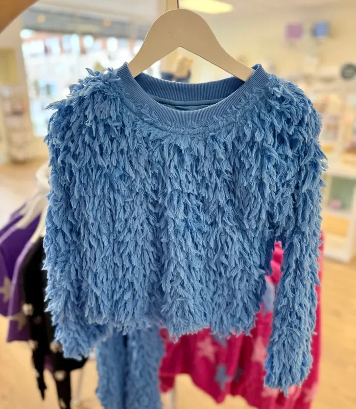 MIA New York Blue Texture Sweater