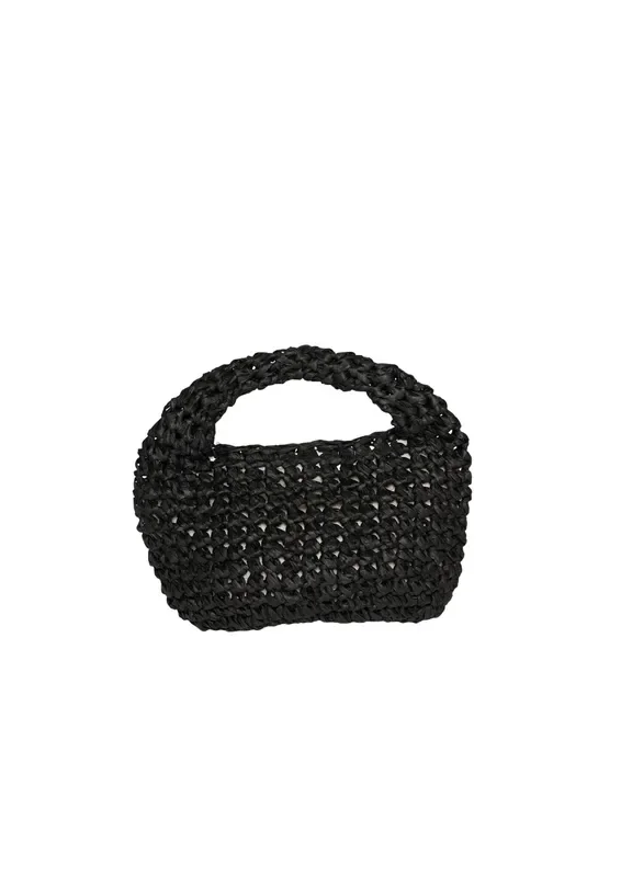 Micro Slouch Bag- Black
