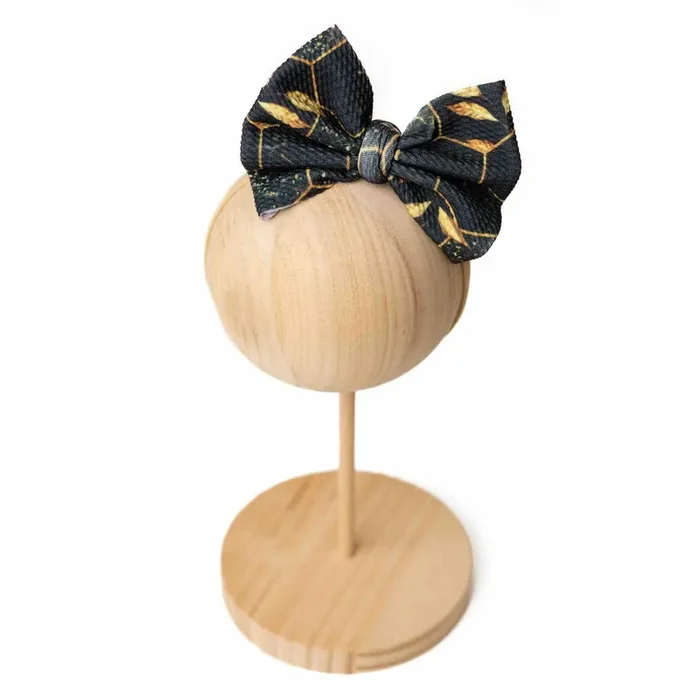 Midnight Honey | Toddler Girl Nylon Bow