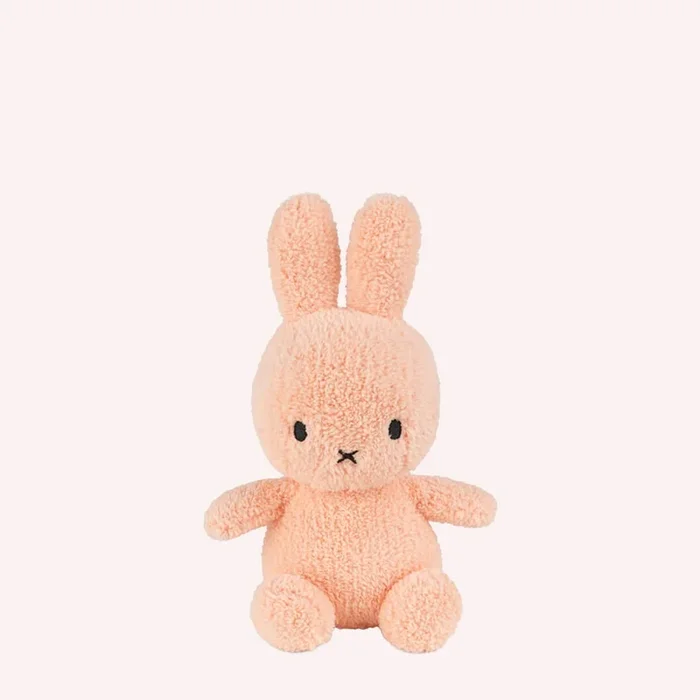 Miffy Terry Plush – Peach (23 cm)