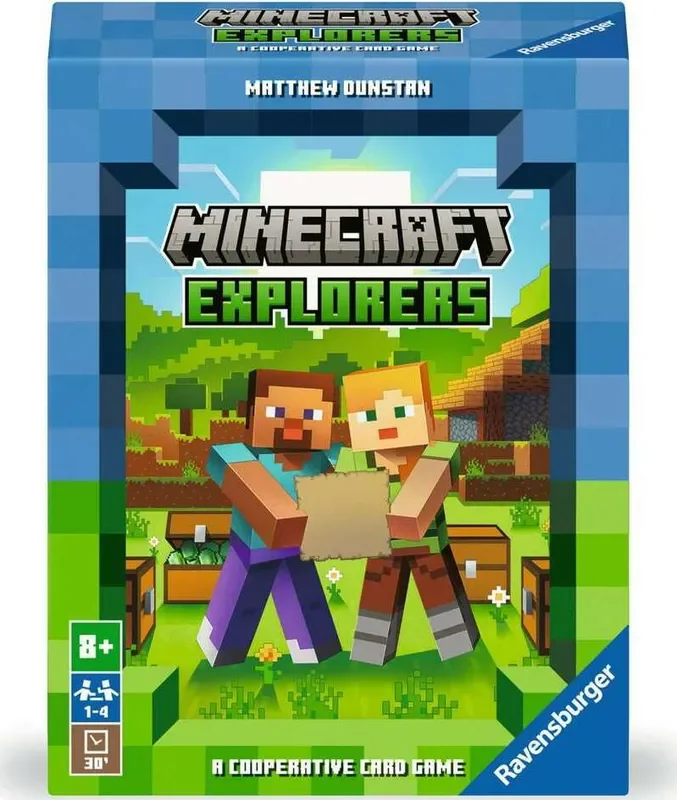 Minecraft Explorers Cooperative Card Game Age 8+