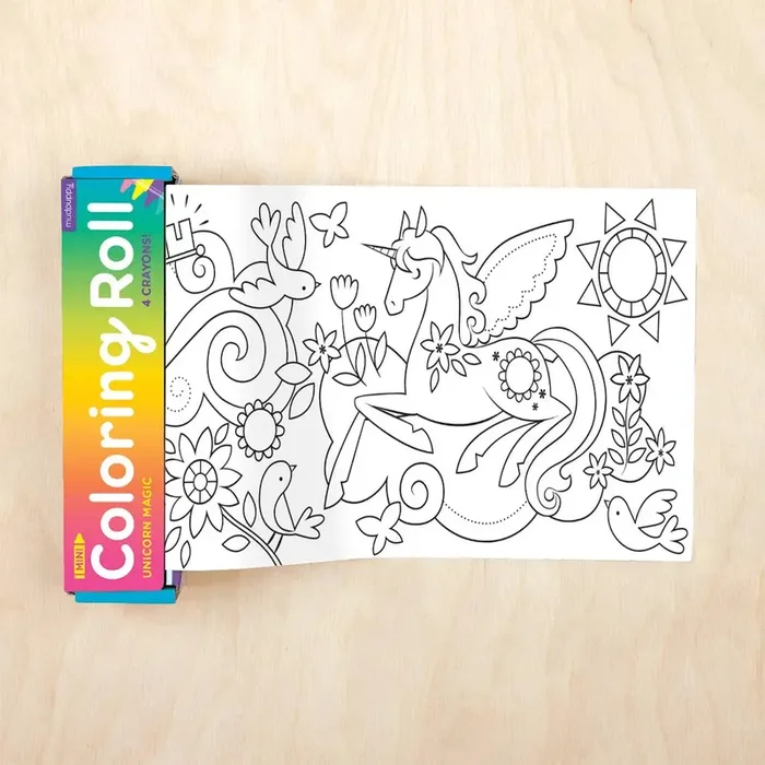 Mini Coloring Roll | Unicorn Magic